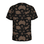 Aboriginal Australian Pattern Print Men's Sports T-Shirt