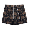 Aboriginal Australian Pattern Print Mesh Shorts