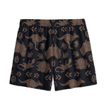 Aboriginal Australian Pattern Print Mesh Shorts