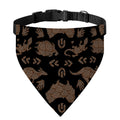 Aboriginal Australian Pattern Print Over The Collar Dog Bandana