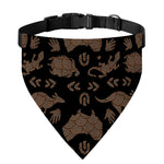 Aboriginal Australian Pattern Print Over The Collar Dog Bandana