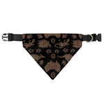 Aboriginal Australian Pattern Print Over The Collar Dog Bandana