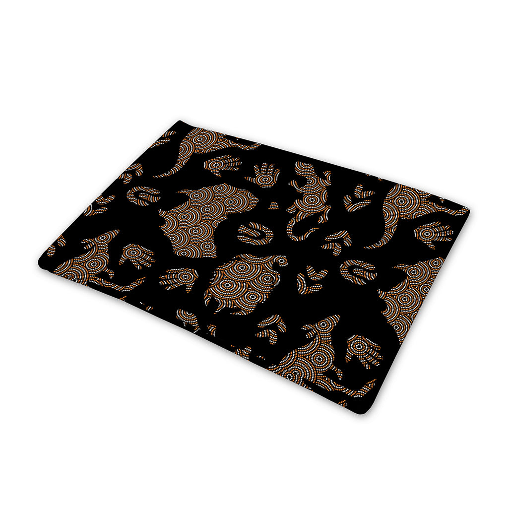 Aboriginal Australian Pattern Print Pet Cooling Mat Cover