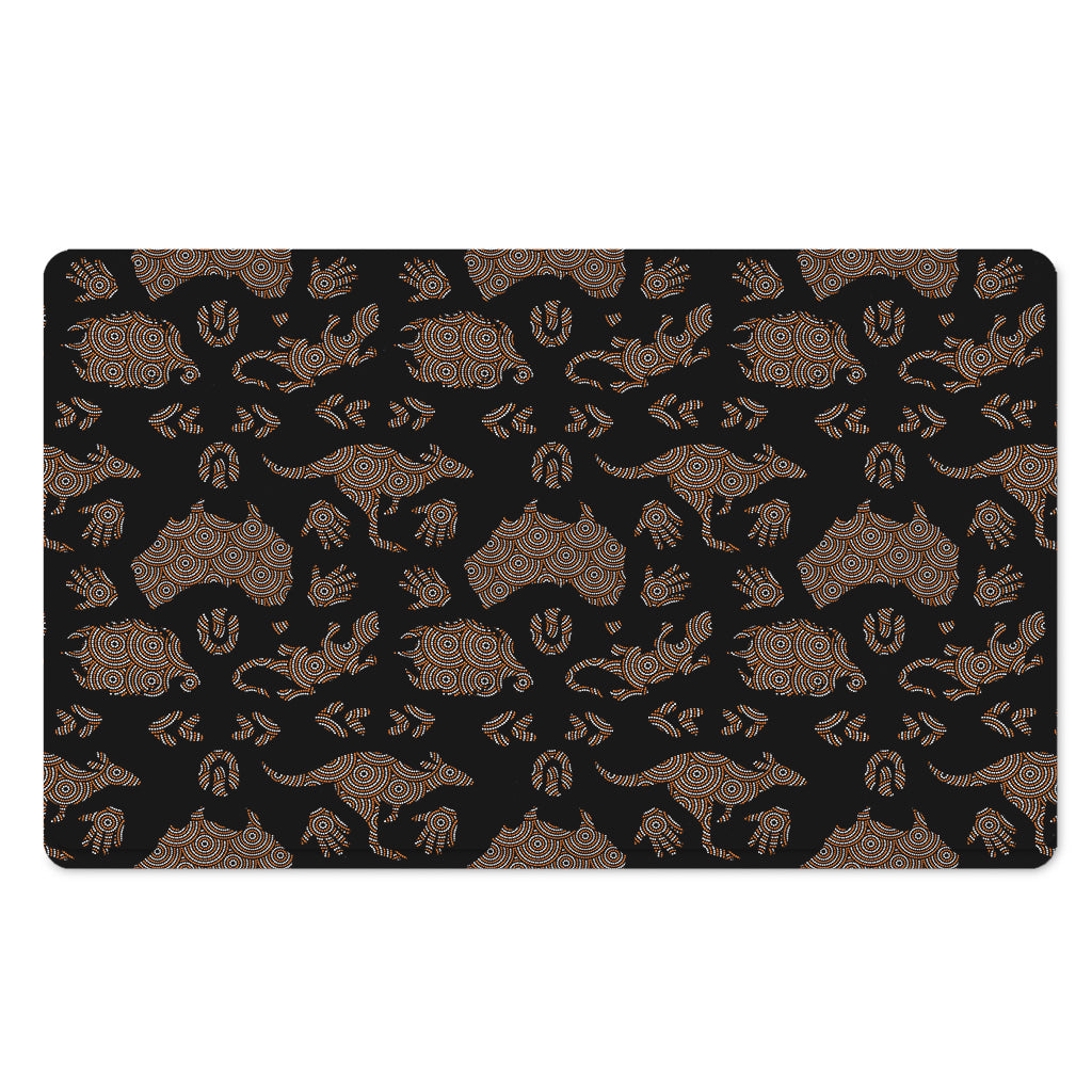 Aboriginal Australian Pattern Print Polyester Doormat