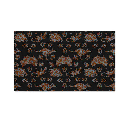 Aboriginal Australian Pattern Print Polyester Flag