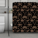 Aboriginal Australian Pattern Print Polyester Shower Curtain