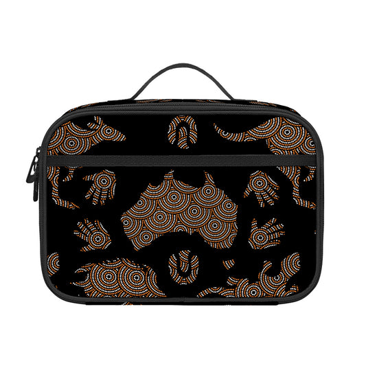 Aboriginal Australian Pattern Print Portable Lunch Bag