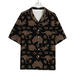 Aboriginal Australian Pattern Print Rayon Hawaiian Shirt