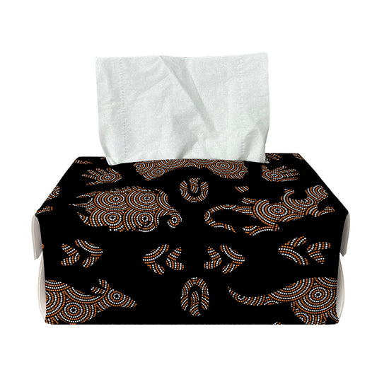 Aboriginal Australian Pattern Print Rectangle Tissue Box Cover