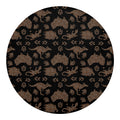 Aboriginal Australian Pattern Print Round Blanket