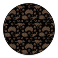 Aboriginal Australian Pattern Print Round Floor Mat