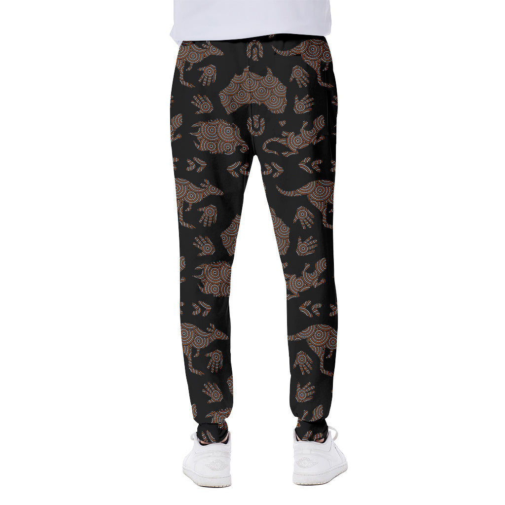 Aboriginal Australian Pattern Print Scuba Joggers