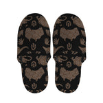 Aboriginal Australian Pattern Print Slippers