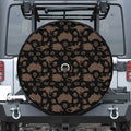 Aboriginal Australian Pattern Print Tire Cover With Camera Hole