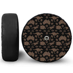 Aboriginal Australian Pattern Print Tire Cover With Camera Hole