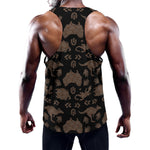 Aboriginal Australian Pattern Print Training Tank Top