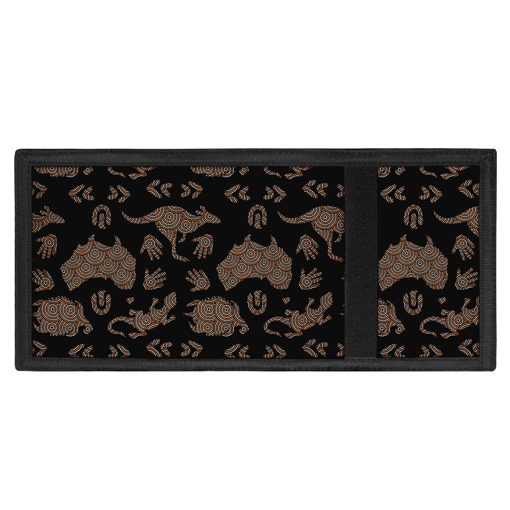 Aboriginal Australian Pattern Print Trifold Wallet