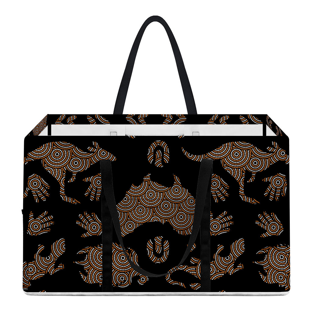 Aboriginal Australian Pattern Print Utility Tote Bag