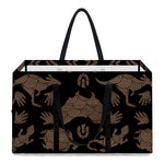 Aboriginal Australian Pattern Print Utility Tote Bag