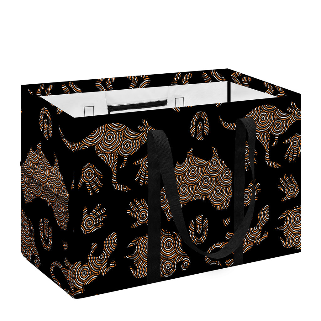 Aboriginal Australian Pattern Print Utility Tote Bag