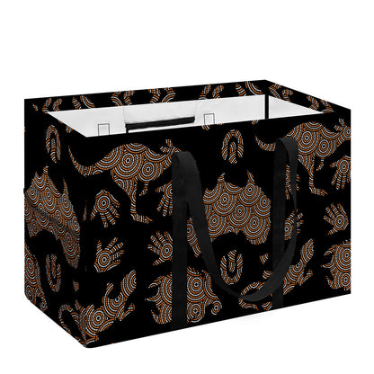 Aboriginal Australian Pattern Print Utility Tote Bag