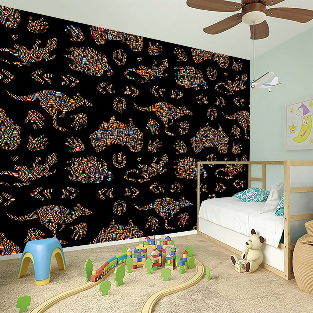 Aboriginal Australian Pattern Print Wall Sticker