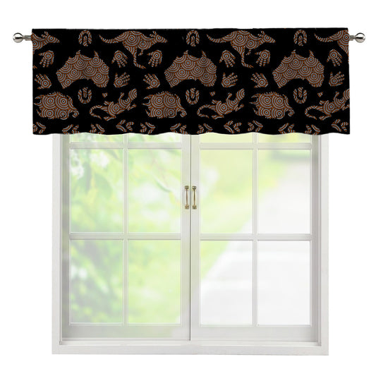 Aboriginal Australian Pattern Print Window Valance