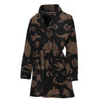 Aboriginal Australian Pattern Print Women's Bathrobe