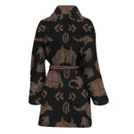 Aboriginal Australian Pattern Print Women's Bathrobe