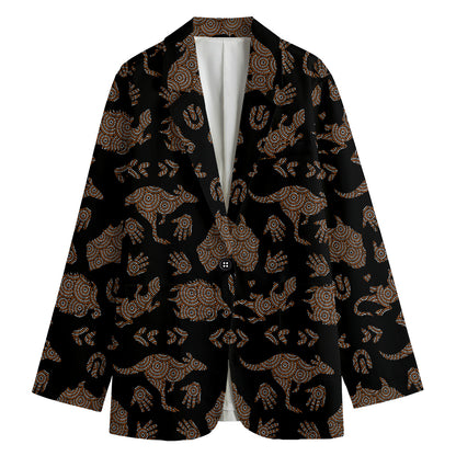 Aboriginal Australian Pattern Print Women's Blazer