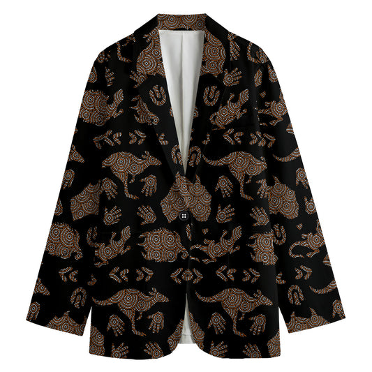 Aboriginal Australian Pattern Print Women's Blazer