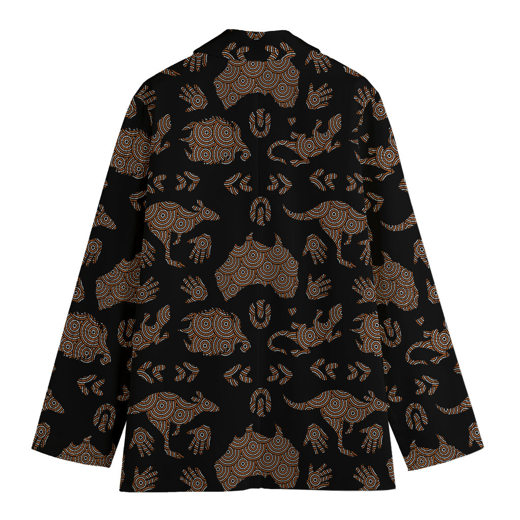 Aboriginal Australian Pattern Print Women's Blazer