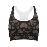 Aboriginal Australian Pattern Print Women's Sports Bra