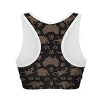 Aboriginal Australian Pattern Print Women's Sports Bra