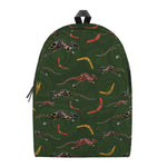 Aboriginal Boomerang And Kangaroo Print Backpack