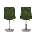 Aboriginal Boomerang And Kangaroo Print Bar Stool Covers