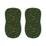 Aboriginal Boomerang And Kangaroo Print Bar Stool Covers