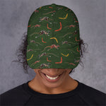 Aboriginal Boomerang And Kangaroo Print Baseball Cap