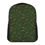 Aboriginal Boomerang And Kangaroo Print Casual Backpack