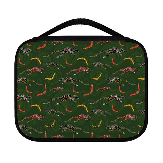 Aboriginal Boomerang And Kangaroo Print Classic Bible Case