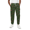 Aboriginal Boomerang And Kangaroo Print Cotton Sweatpants