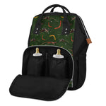 Aboriginal Boomerang And Kangaroo Print Diaper Bag