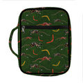 Aboriginal Boomerang And Kangaroo Print Front Pocket Bible Bag