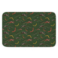 Aboriginal Boomerang And Kangaroo Print Indoor Door Mat