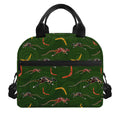 Aboriginal Boomerang And Kangaroo Print Insulated Lunch Bag