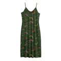 Aboriginal Boomerang And Kangaroo Print Jersey Midi Cami Dress