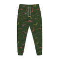 Aboriginal Boomerang And Kangaroo Print Jogger Pants