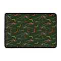 Aboriginal Boomerang And Kangaroo Print Kitchen Mat