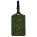 Aboriginal Boomerang And Kangaroo Print Luggage Tag