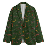 Aboriginal Boomerang And Kangaroo Print Men's Blazer